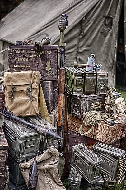 istock World War 2 Rifle and Ammo 468426813