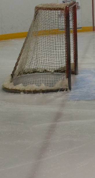 istock Ice Hockey Net in Ontario Canada 468428652