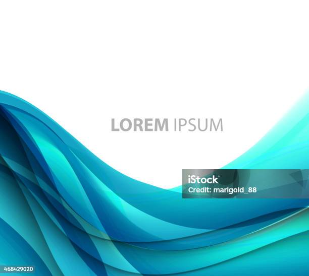 Abstract Curved Lines Background Template Brochure Design Stock Illustration - Download Image Now