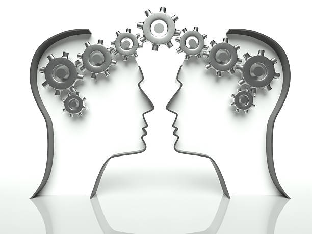 istock Brains made of gears, concept thinking and communication 468429383