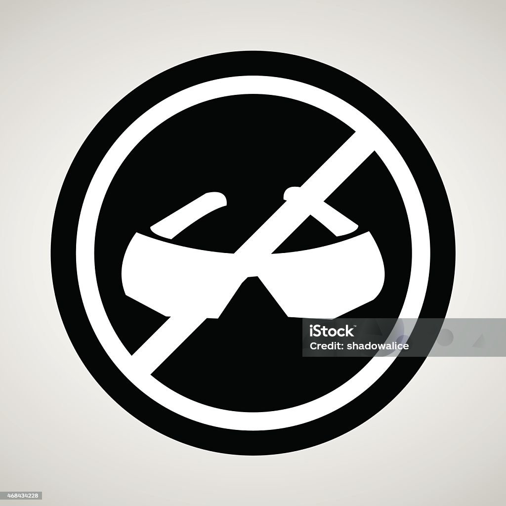 No Glasses icon great for any use. Vector EPS10. 2015 stock vector