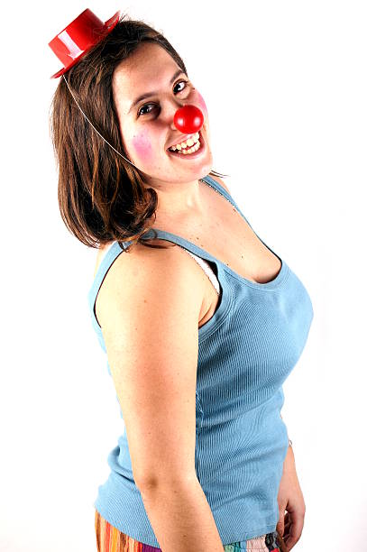 istock Clown girl 468434462