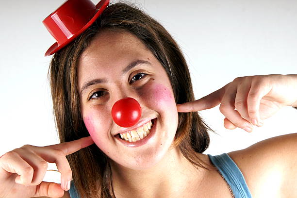 istock Clown girl 468434738