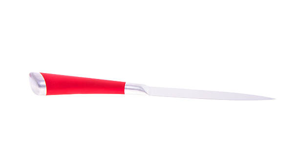 istock Red Steel Kitchen Knife. Isolated 468435560