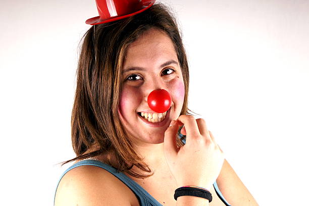 istock Clown girl 468436376