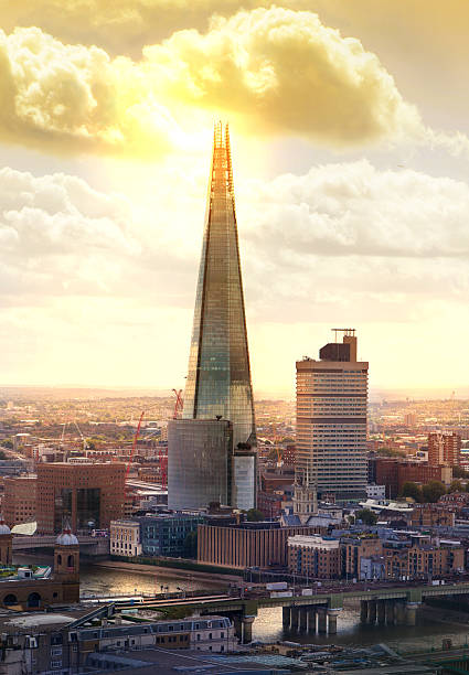 istock Shard of glass in sunset 468438574
