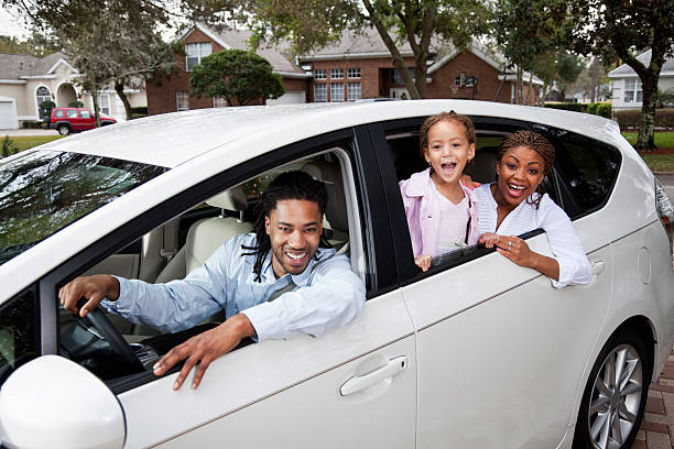 istock Family in car 468438809