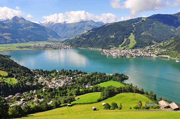zell am see, provincia di salisburgo, salisburgo, austria - north tirol immagine foto e immagini stock
