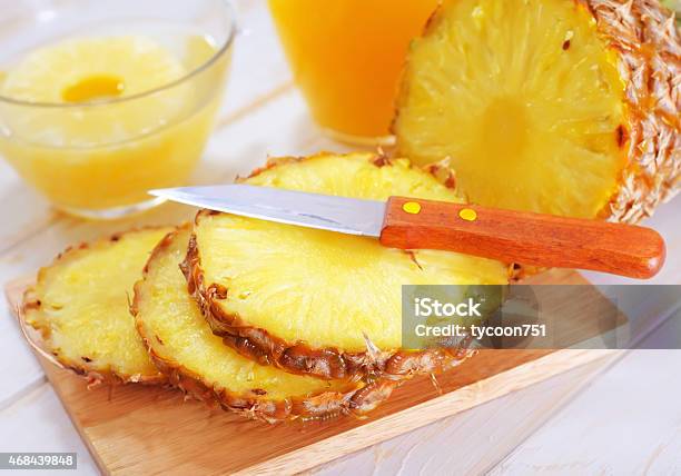 Pineapple Stock Photo - Download Image Now - 2015, Appetizer, Backgrounds