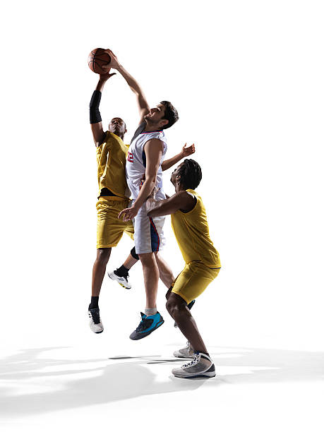 istock Isolated basketball players 468442126