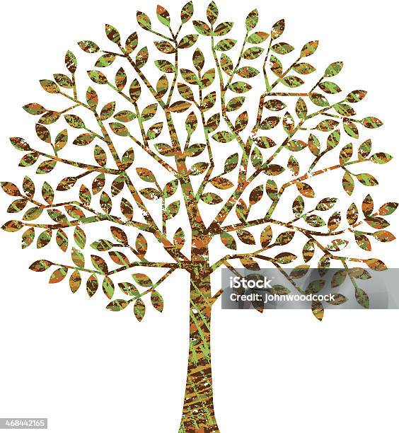 Scribbly Tree Stock Vektor Art und mehr Bilder von Baum - Baum, Bleistiftzeichnung, Computergrafiken
