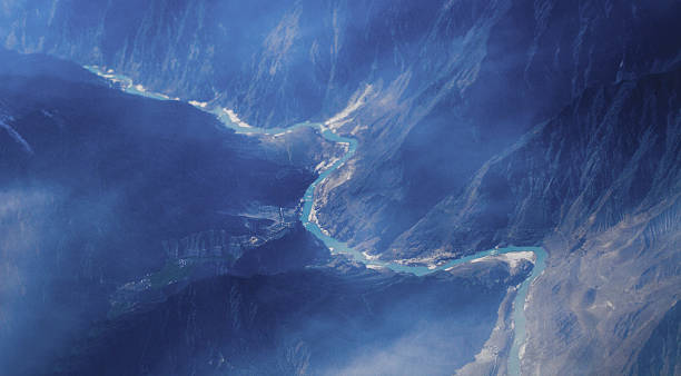 istock Aerial view of mountains 468443242