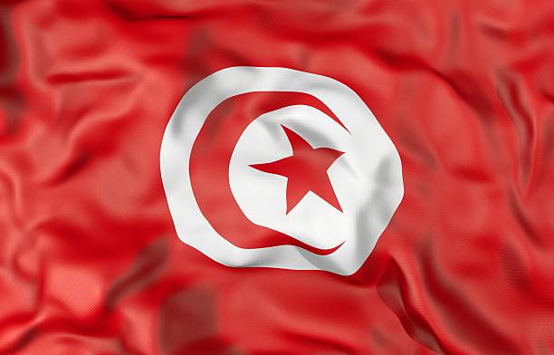 istock Tunisia flag 3d illustration 468443426