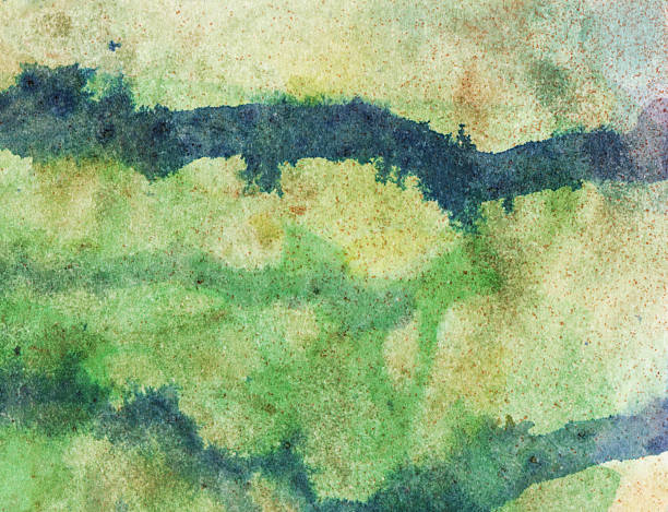 istock Distressed and textured watercolor background 468443436