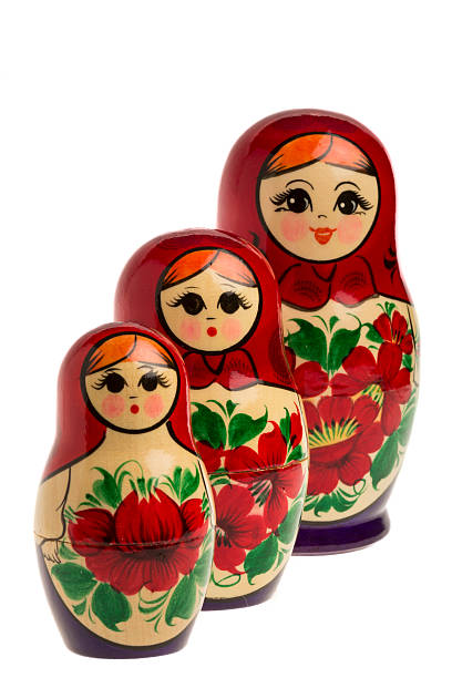 istock Matryoshkas in isolated white background 468444041