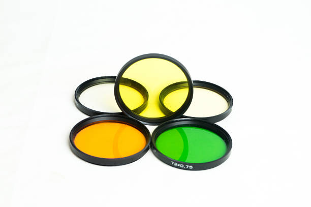 istock Lens filters in colors isolated over white background 468448268