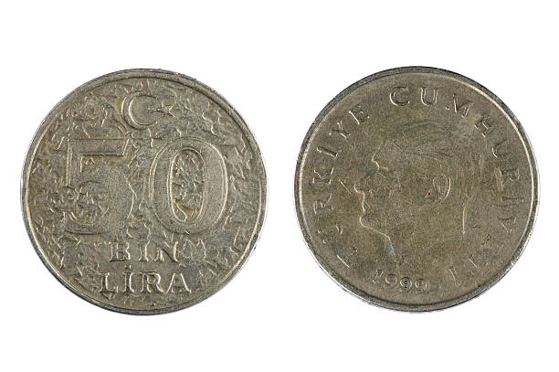 istock coin Turkey Lira isolated 468450040