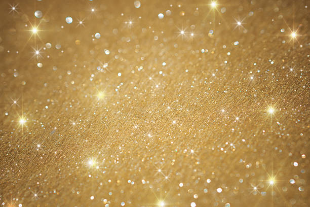 Golden Stars Background