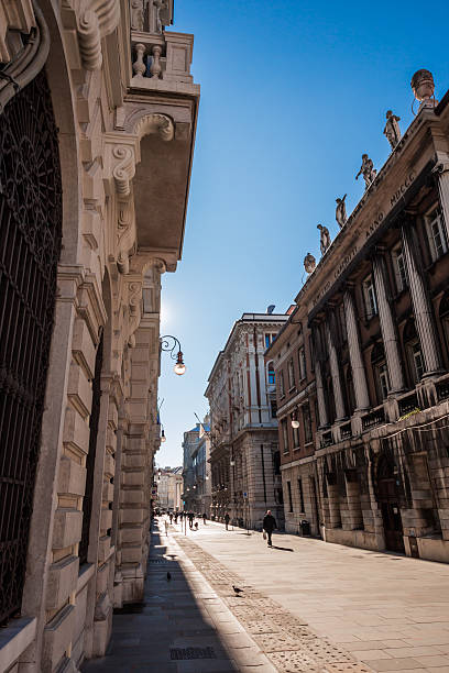 istock walking in a spring morning through the center of Trieste 468452761