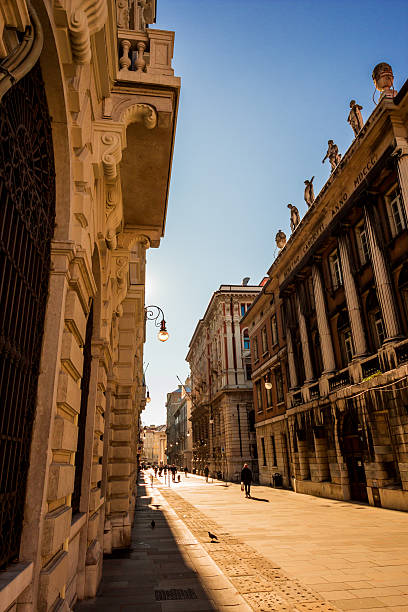 istock walking in a spring morning through the center of Trieste 468452771