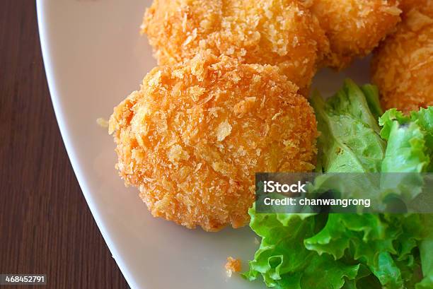 Deepfried Shrimp Cakes Stock Photo - Download Image Now - Crunchy, Prawn - Seafood, Sphere