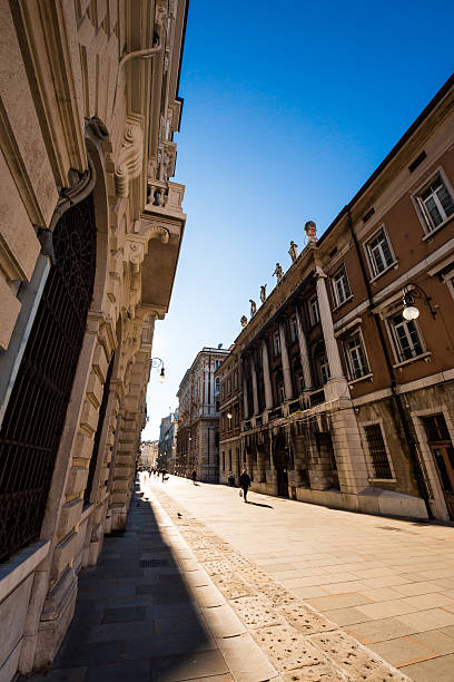 istock walking in a spring morning through the center of Trieste 468452809