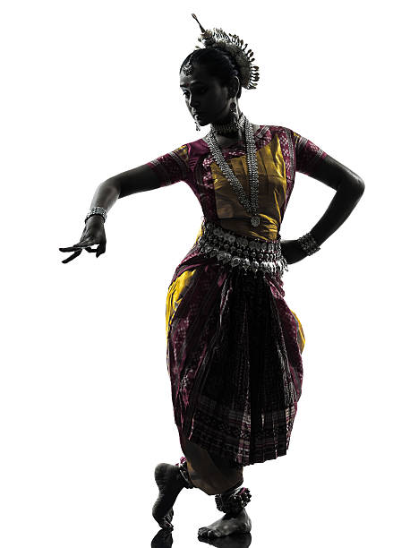 Indian Female Classical Dancer in the style Bharatanatyam