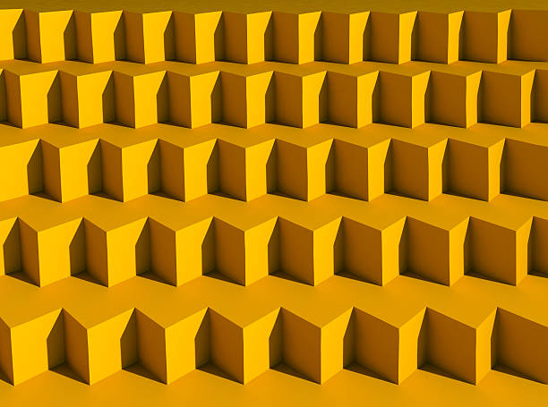 istock 3D background with geometric shapes 468454398