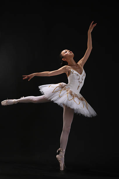 istock Ballerina on Black 468454601