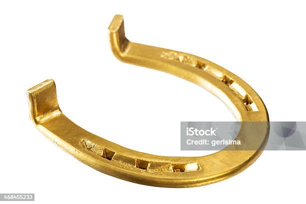 Foto de Golden Horseshoe e mais fotos de stock de Dourado - Descrição de Cor - Dourado - Descrição de Cor, Ferradura, Ouro - Metal