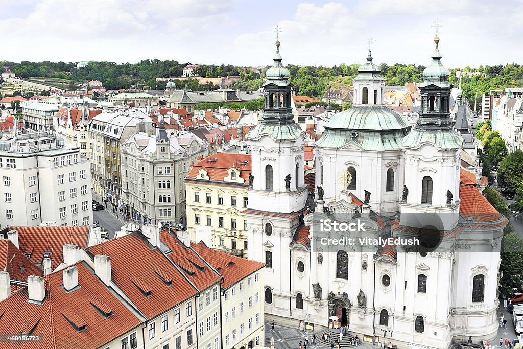 Staromestska s Square. Vue depuis le sommet de la Tour - Photo de Architecture libre de droits