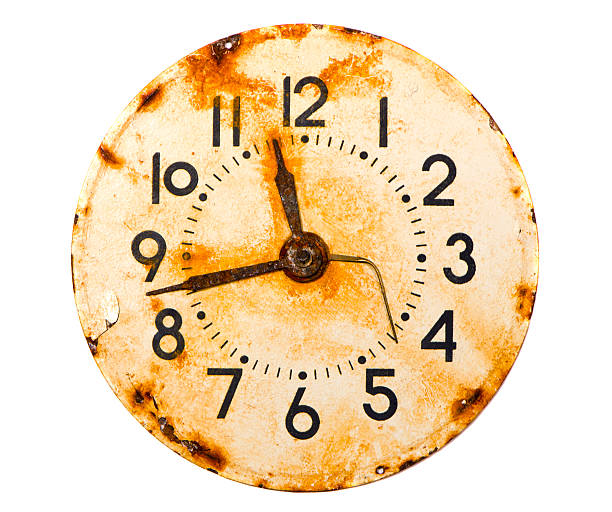 istock rusted and grunge metal clock dial 468459717