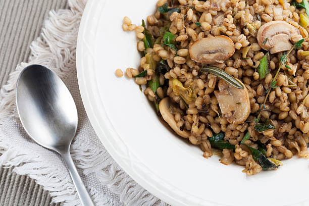 istock Mushroom Barley Meal 468460570