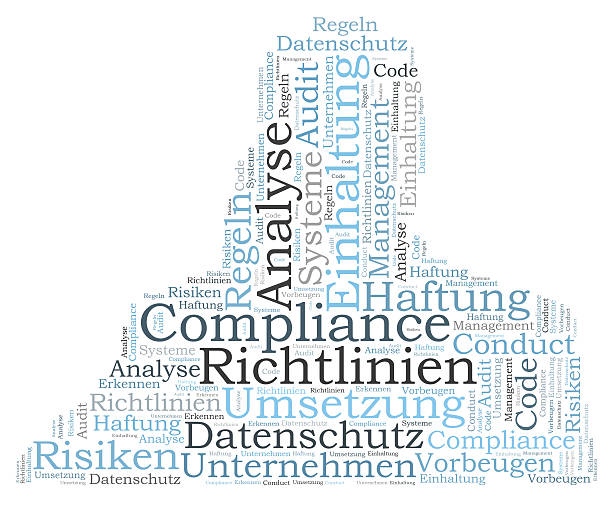 istock Compliance word cloud as a human body 468461220