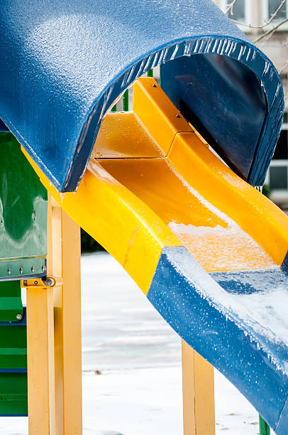 istock snow and ice covered playground 468466622