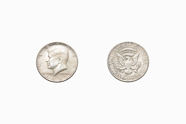 istock Both sides of an old US half dollar 468466740