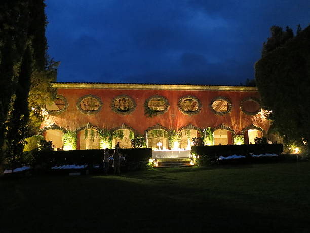 orangery en villa italiana - villa italian culture facade ornamental garden fotografías e imágenes de stock