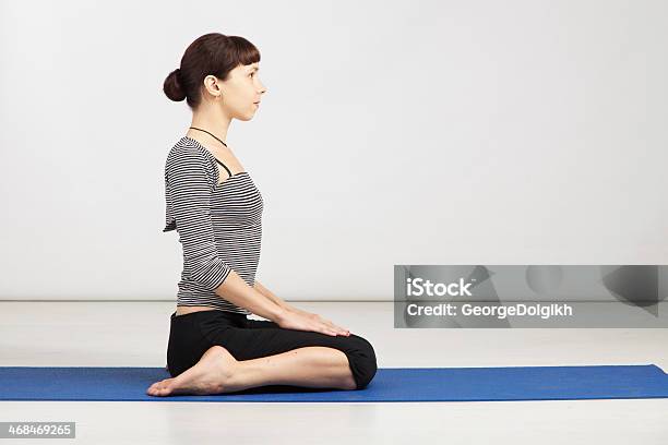 Young Woman Exercising Yoga Stock Photo - Download Image Now - Activity, Adult, Adults Only