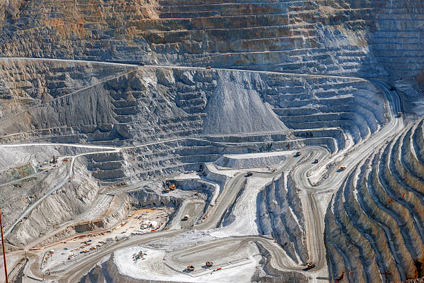 Open Pit Copper Mine in Utah, USA