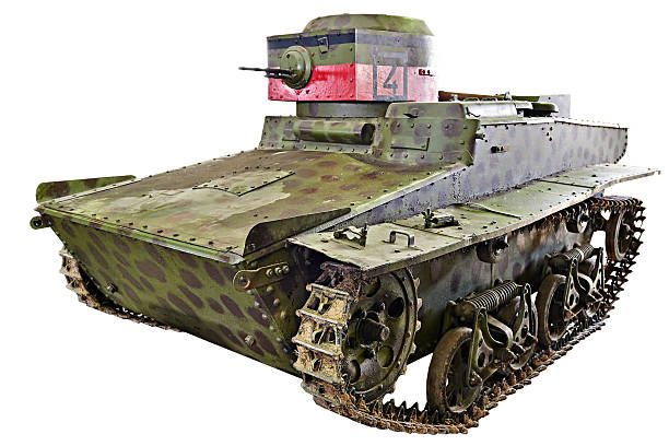 Soviet small amphibious tank T-37A isolated