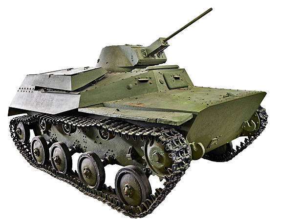 istock Soviet small amphibious tank T-40 isolated 468471434