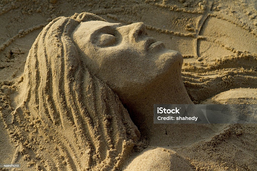 Sand Art Stock Photo - Download Image Now - Sand Sculpture, Women, Adult -  iStock