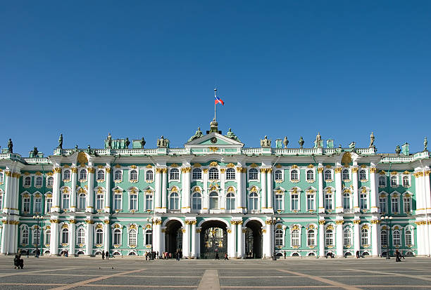 winter palace, st. petersburg / зимний дворец, санкт-петербург - ermitaget bildbanksfoton och bilder