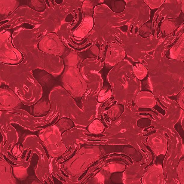 istock Red, pink seamless melt glass metal texture 468475096