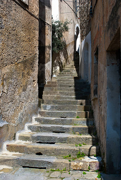 istock Alley with stone stairs 468475518