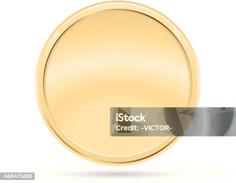 istock Gold Coin, Medal 468475685