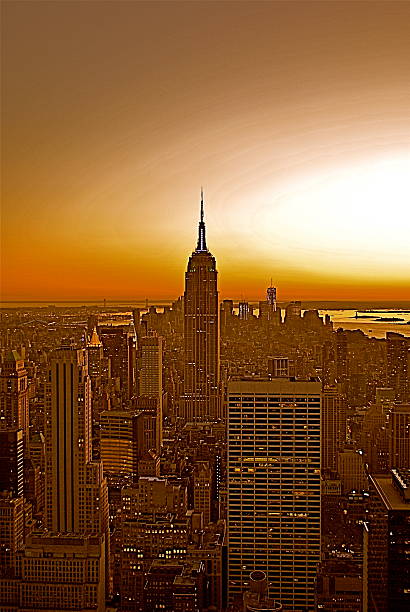 istock Sunset, Empire State Building, New York 468476155