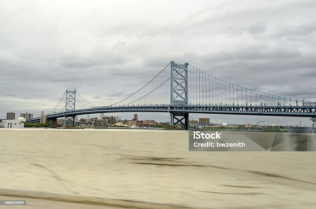 Ponte de Benjamin Franklin, Filadélfia - Royalty-free Delaware Foto de stock