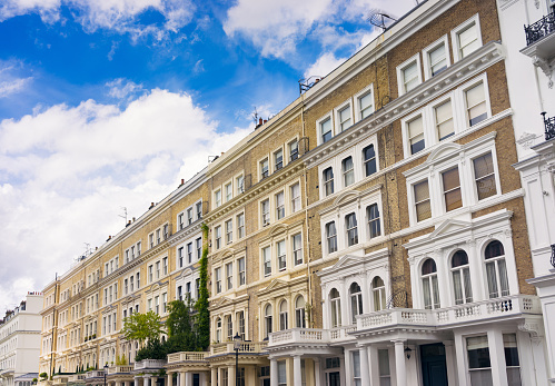 Apartments in Kensington, London.