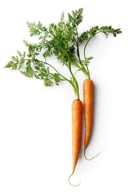 Vegetables: Carrots Isolated on White Background More Photos like this here... carrot stock pictures, royalty-free photos & images